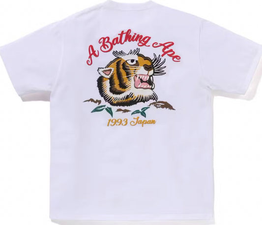 A Bathing Ape Embroidery Style Souvenir Logo Tee