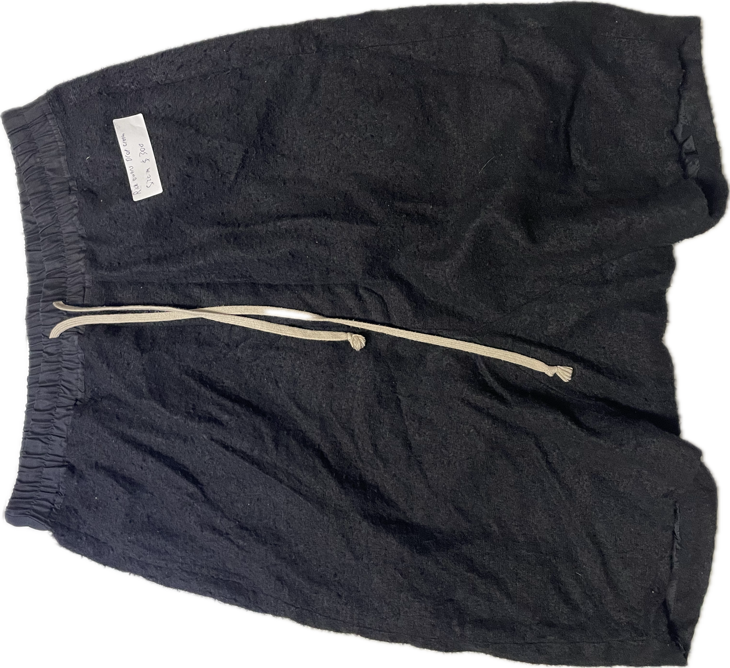 Rick Owens Drop Crotch Cargo Shorts