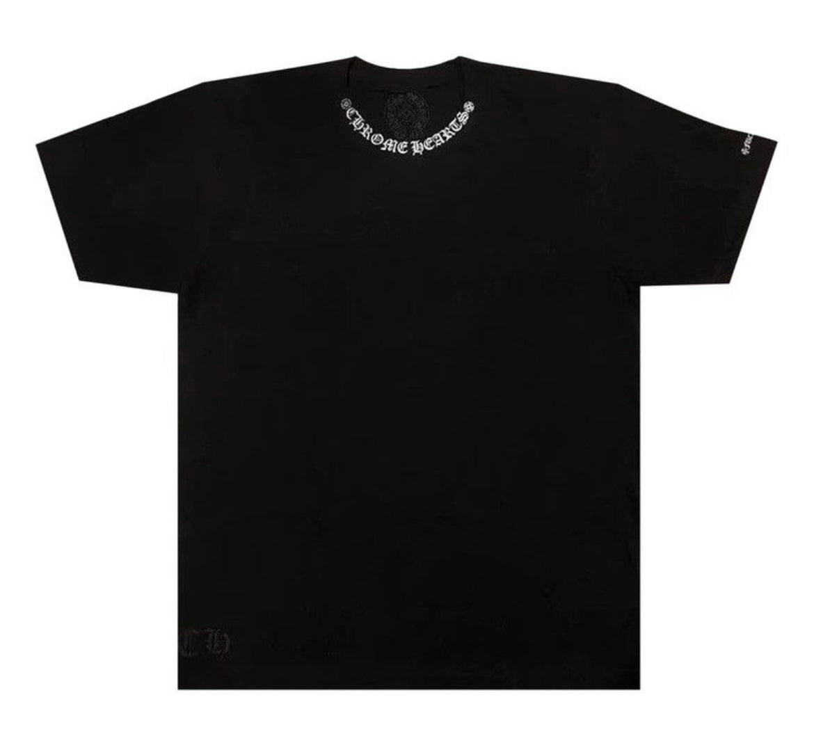 Chrome Hearts Neck Logo T-Shirt
'Black'