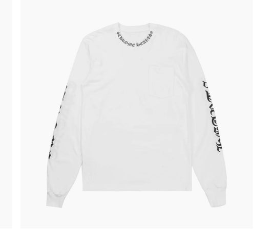 Chrome Hearts Neck Logo
Longsleeve White