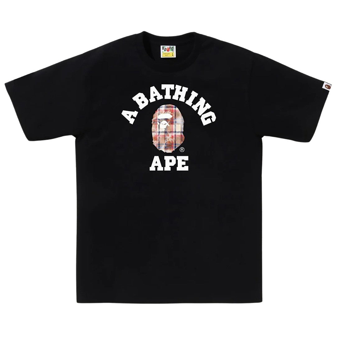 Bape “Bleach Check College” Tee Black