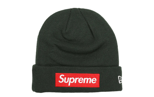 Supreme New Era Box Logo Beanie (FW) Dark Pine