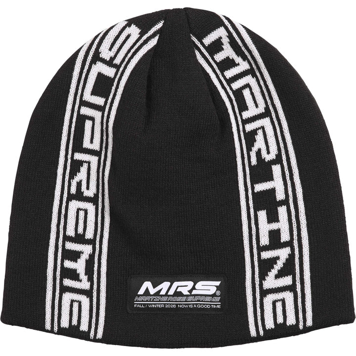 Supreme x Martine Rose Vertical Beanie Black FW26