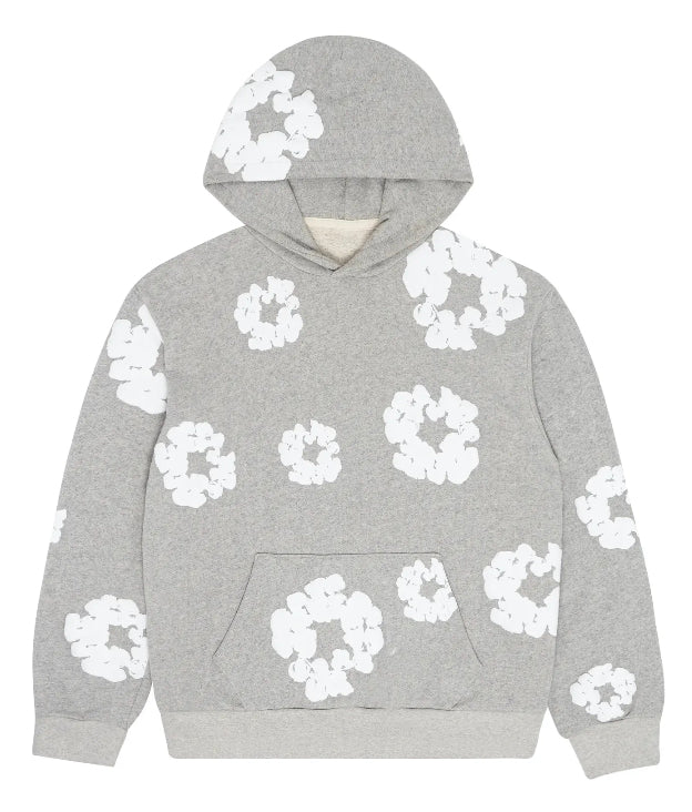 Denim Tears Cotton Wreath Hoodie Grey