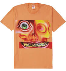Supreme Face Tee Peach