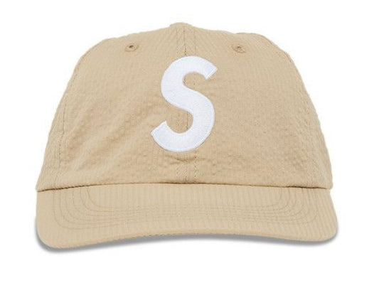 Supreme Searsucker S Logo Hat