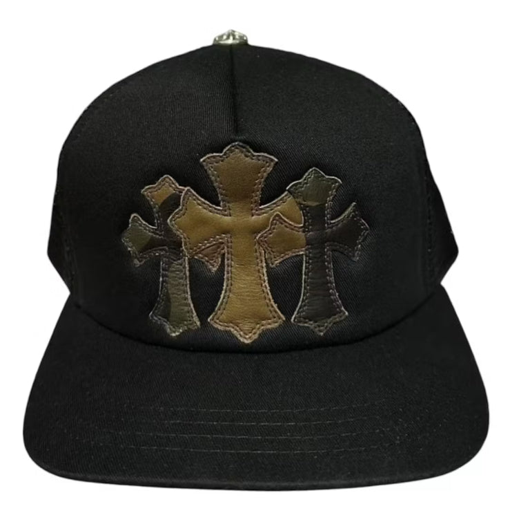 Chrome Hearts Triple Cross Cemetery Hat Camo Patch