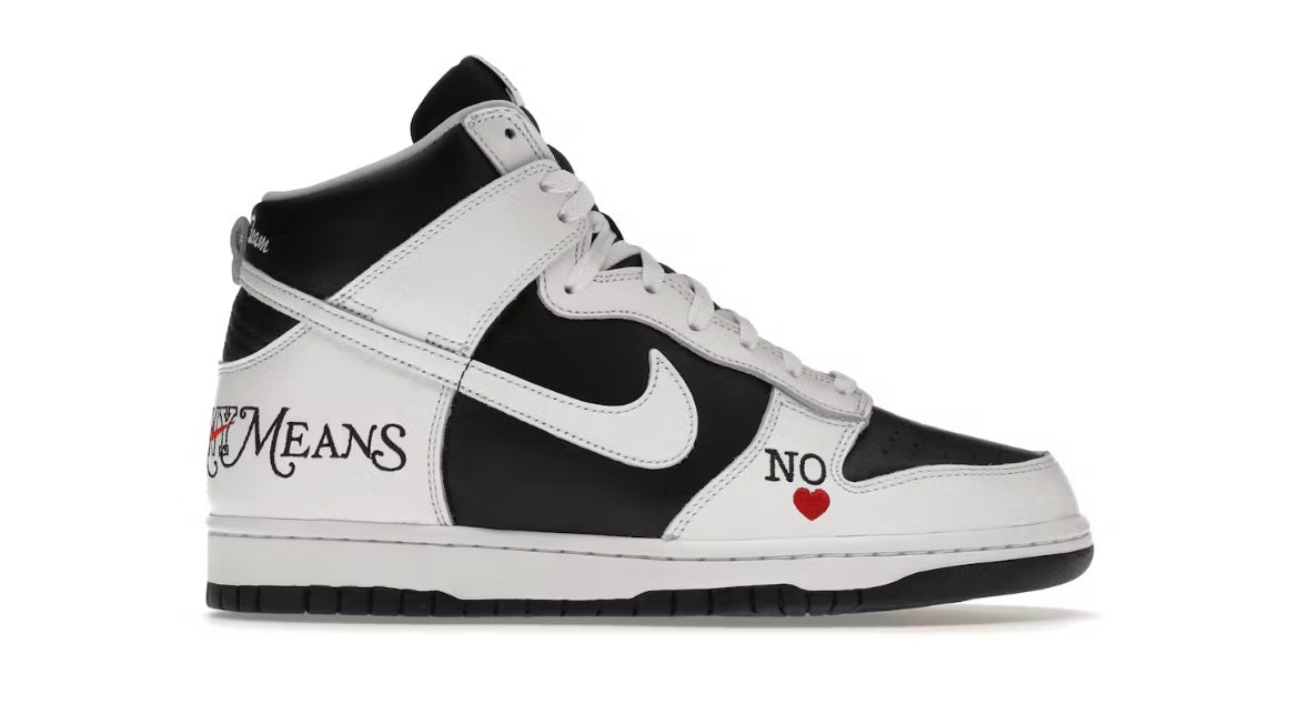 Nike SB Dunk High
Supreme By Any Means Black