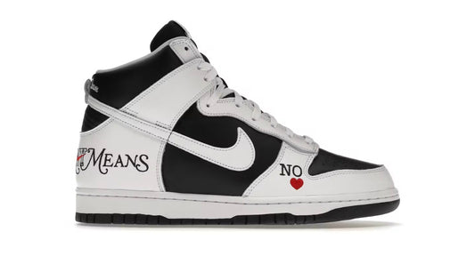 Nike SB Dunk High
Supreme By Any Means Black