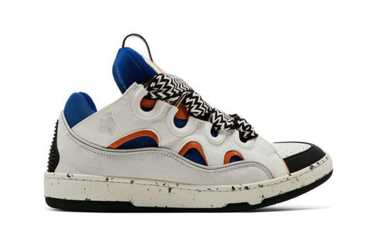 Lanvin Curb Sneakers 'White Blue
Orange'