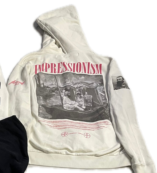 Off white zip up