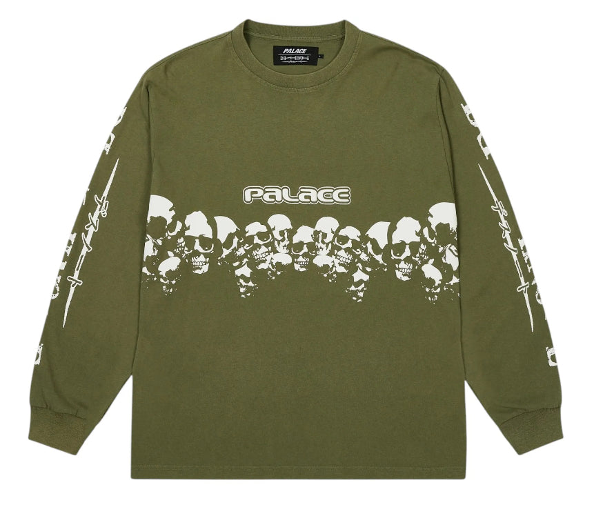Palace x Death Note Longsleeve Olive