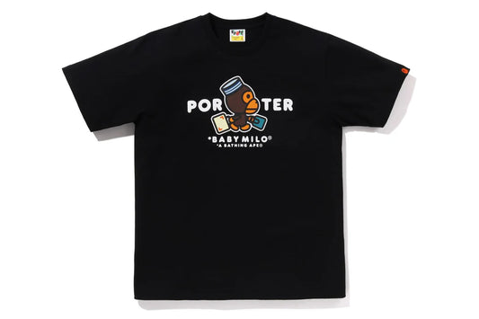 A Bathing Ape x Porter Yoshida Baby Milo Tee Black