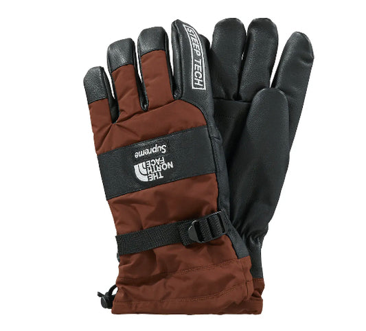 Supreme x The North Face Steep Tech Gloves Brown (FW22)