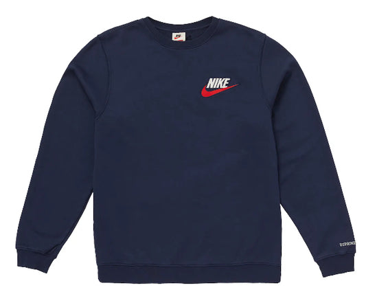 Supreme Nike Crewneck Navy (FW18)