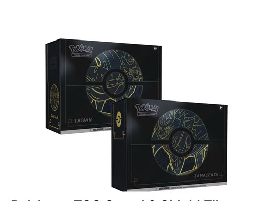Pokémon TCG Sword & Shield Elite Trainer Box Plus Zacian or Zamazenta Bundle