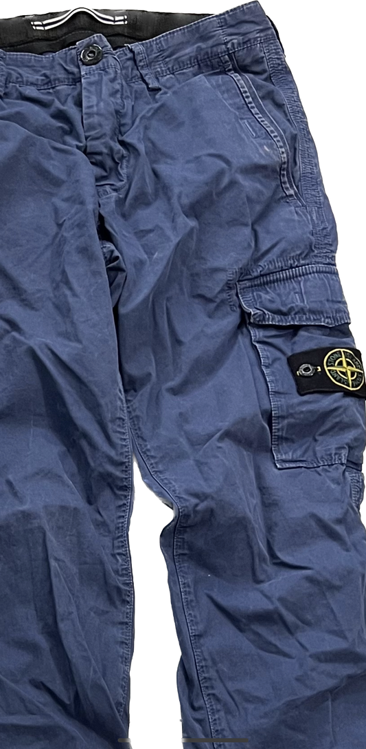 Stone Island Navy Cargo Pantsb