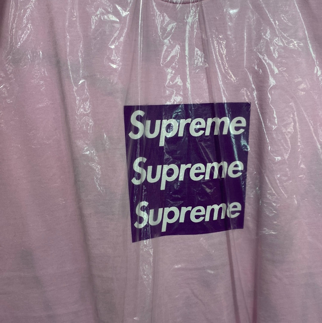 Asspizza "Supreme Box Logo"  F&F Tee Pink/Purple