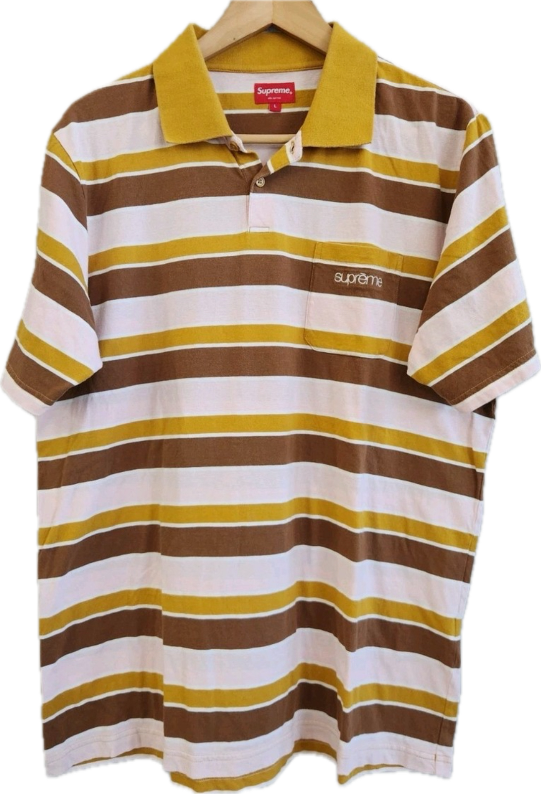Supreme Striped Polo
