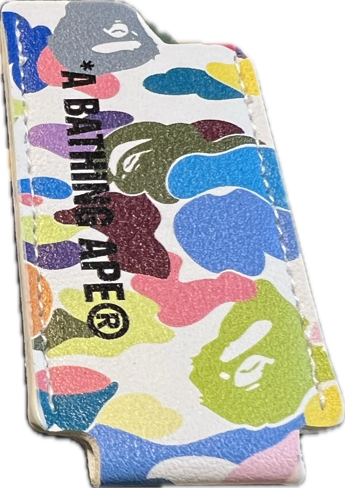A Bathing Ape Multi Camo Lighter Leather Sleeves