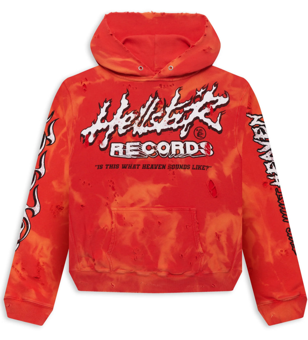 Hellstar Records Lava Wash Hoodie