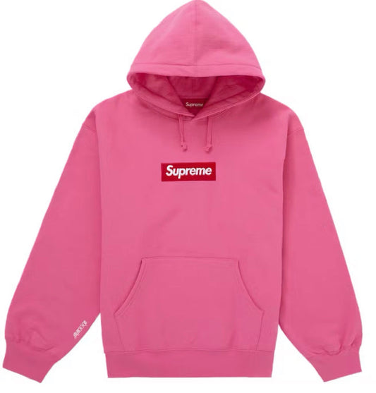 Supreme Magenta Box Logo Hoodie 2025