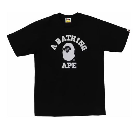 A Bathing Ape x God Selection “XXX” Tee - Black