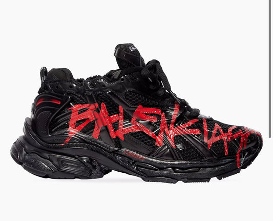 Balenciaga x Kith
“Runner mesh and nylon graffiti”