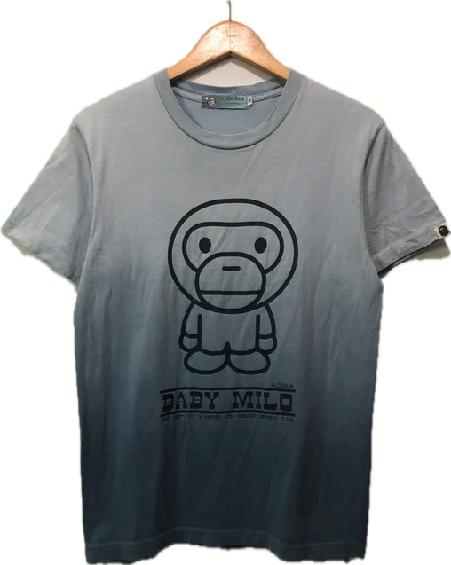 A Bathing Ape Bape Baby Milo Ombré Fade Tee Vintage 2000
