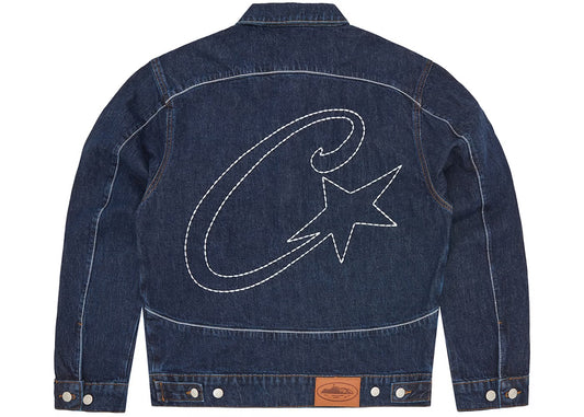 Corteiz C-Star Stitched Down Denim Trucker