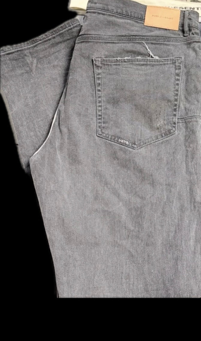 Purple jeans