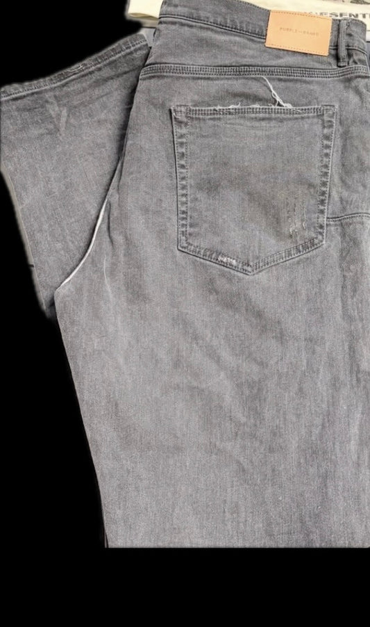 Purple jeans