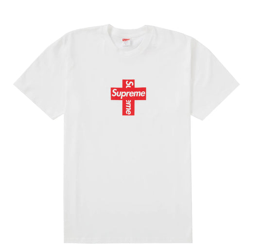 Supreme Cross Box Logo Tee White FW20