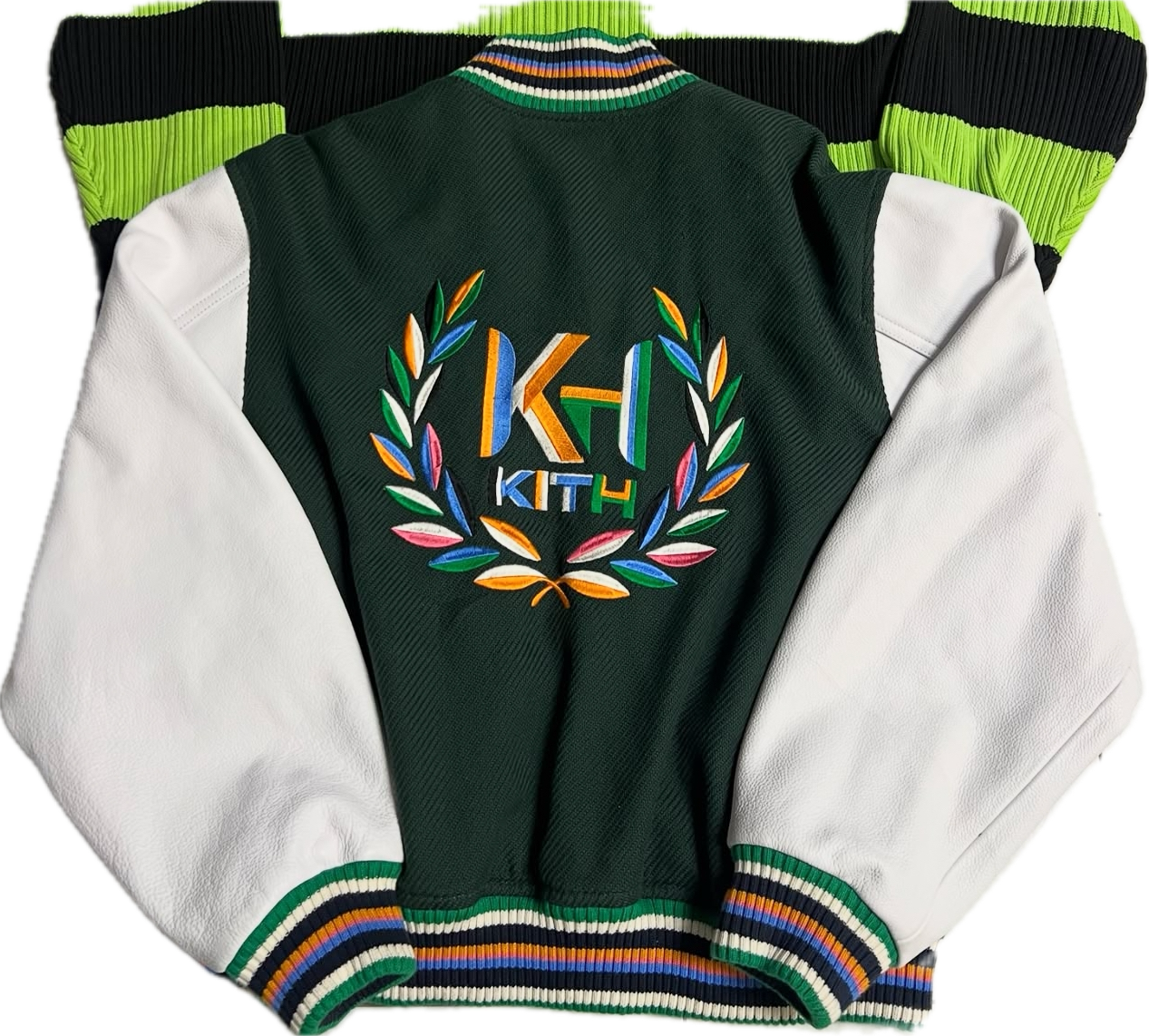 Kith Lambskin Varsity Jacket Sample