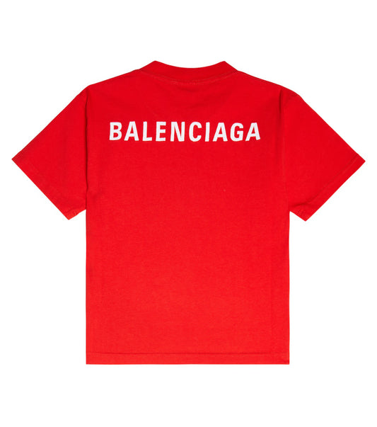 Balenciaga Logo Tee Red