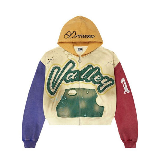 Vale Forever Collage Zip Up
'Cream/Multi'