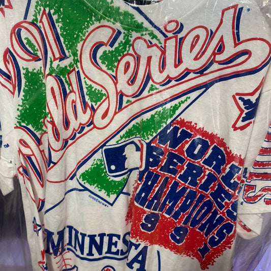 Vintage World Series 91’ Fruit of the Loom Tee