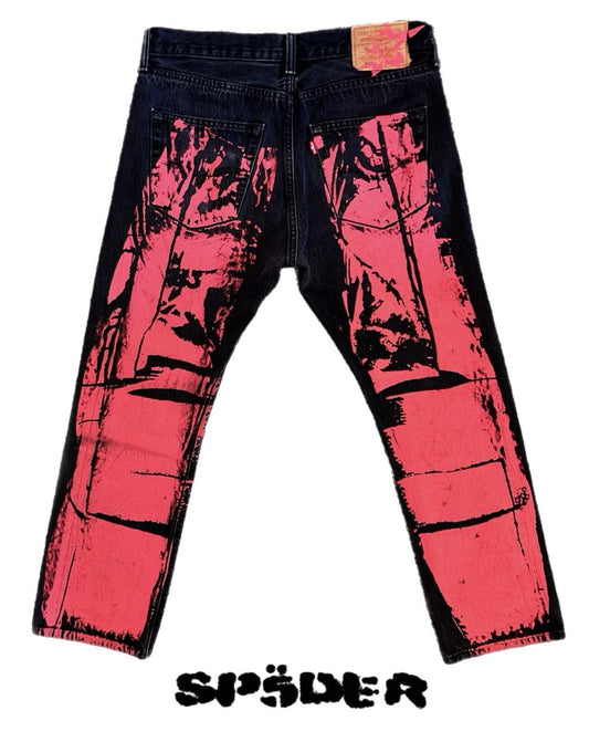 Sp5der Worldwide x Levi Vintage Moto Jeans