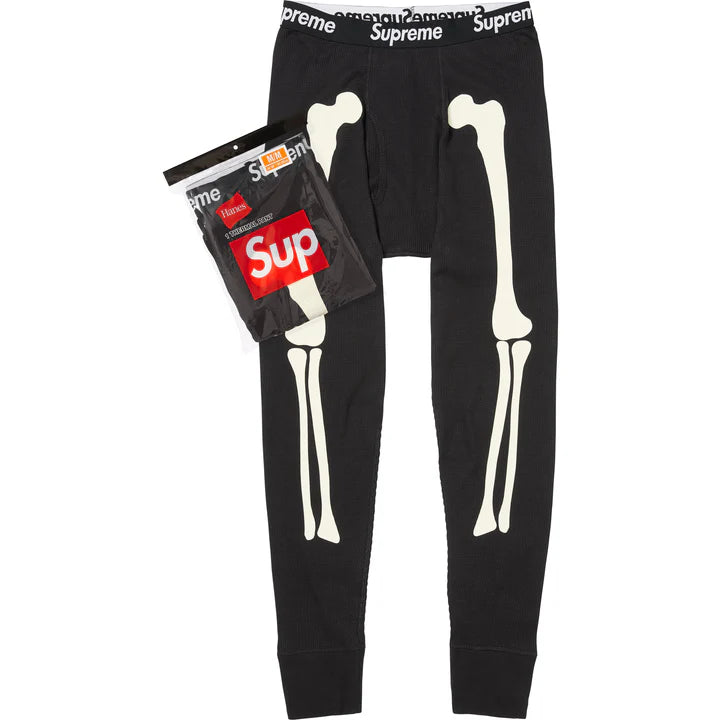Supreme Hanes Thermal 1 Pack Bones Pants