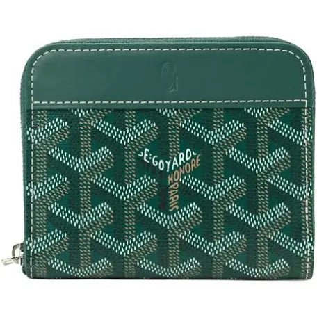Goyard Portefeuille Victoire Zip-Wallet Green