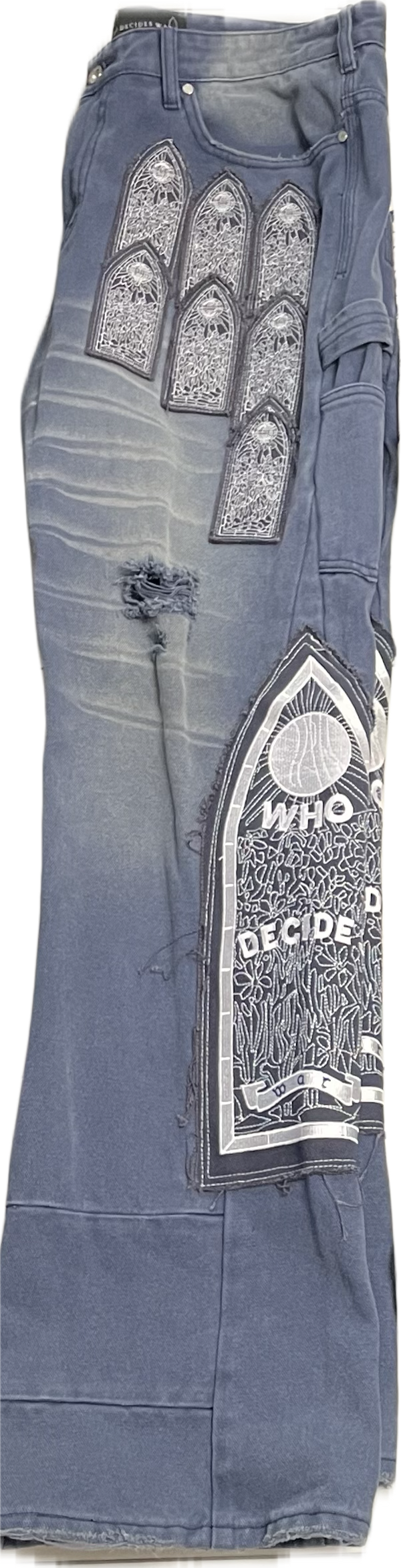 Who Decides War Patched Arc Jeans