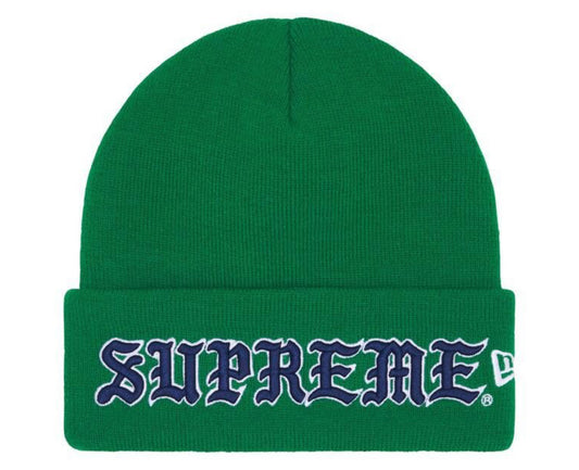 Supreme x New Era “Old English” Beanie
