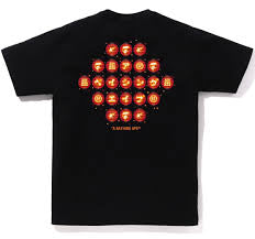 Bape Japanese Lantern Black Tee