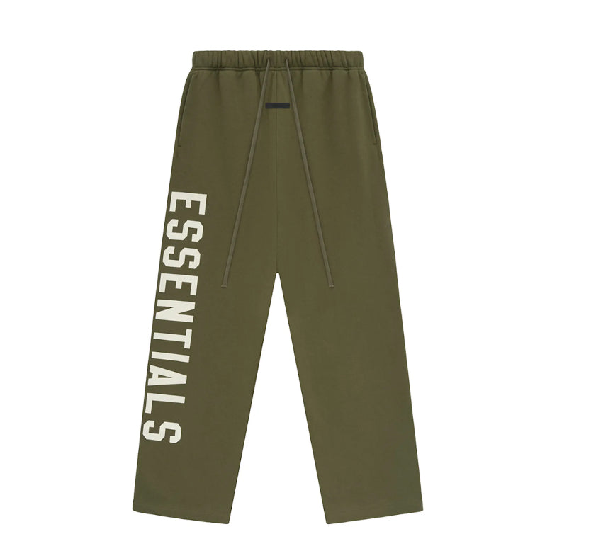 Fear of God Essentials Fleece Relaxed Sweatpants “Military”