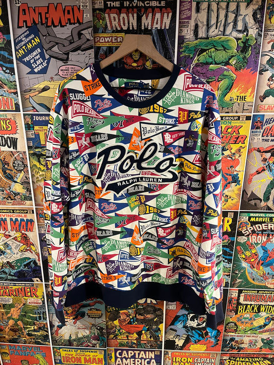Polo Pennants Crewneck #RUVINTAGE