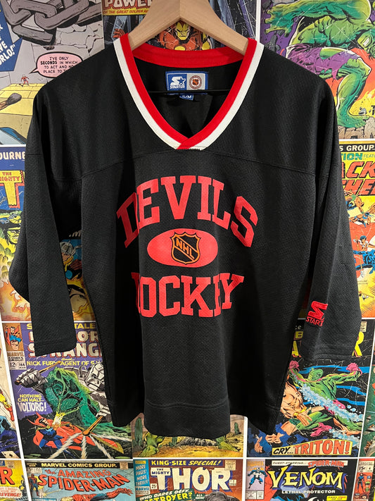 Vintage New Jersey Devils Starter Hockey Top #RUVintage