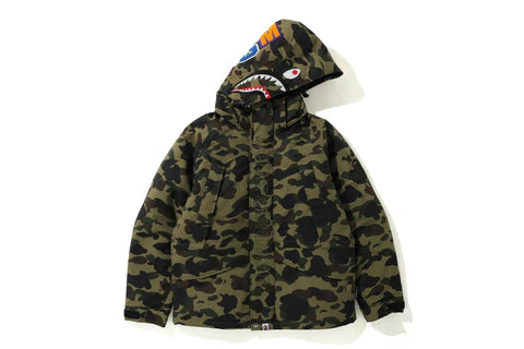 A Bathing Ape Shark 1st Camo Down Snowboarding Jacket