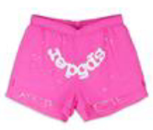 Sp5der Web Shorts Pink