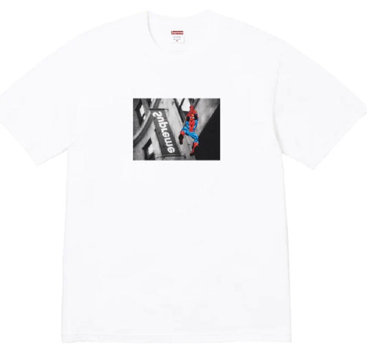 Supreme x Spiderman Tee White