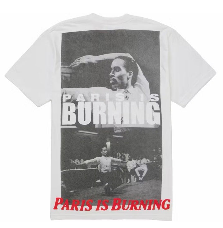 Supreme Paris Is Burning White Tee